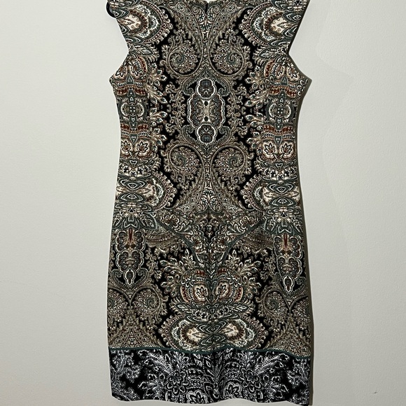 Studio One New York Paisley Sheath A line dress - size 6 - Picture 2 of 7